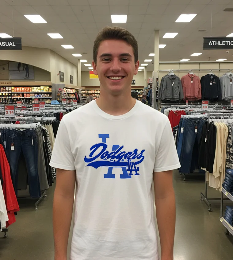 Los Angeles Dodgers White Heritage Slugger 2025 White T Shirt 1