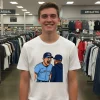 Mad Max Scherzer Yelling At John Schneider Caricature White T Shirt 2