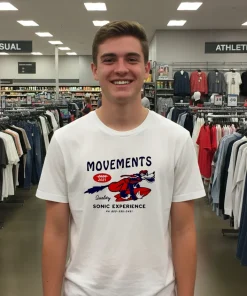Movements Sonic Experience Vintage White T Shirt 2