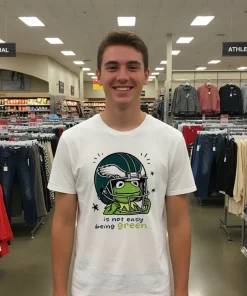 Philadelphia Eagles is not easy being green cartoon shirt