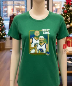 Steph Curry and Seth Curry Golden State Warriors Step Brothers retro shirt