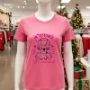 Stitch In October We Wear Pink Movie Cartoon T S   Pink T Shirt