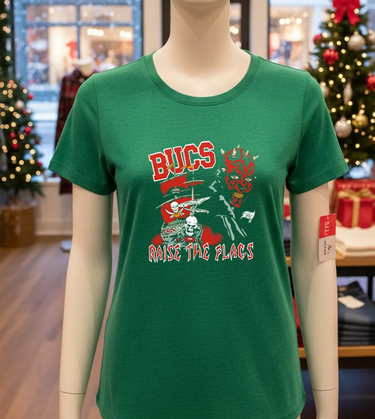 Tampa Bay Buccaneers X Star Wars Nfl 2025 - green-t-shirt Tampa Bay Buccaneers X Star Wars Nfl 2025 Green T Shirt 1